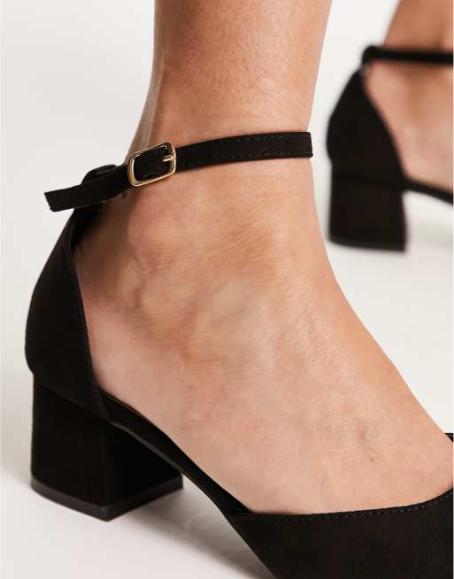 Black block heels 3 inch hotsell