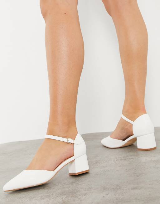 Mid store block heels