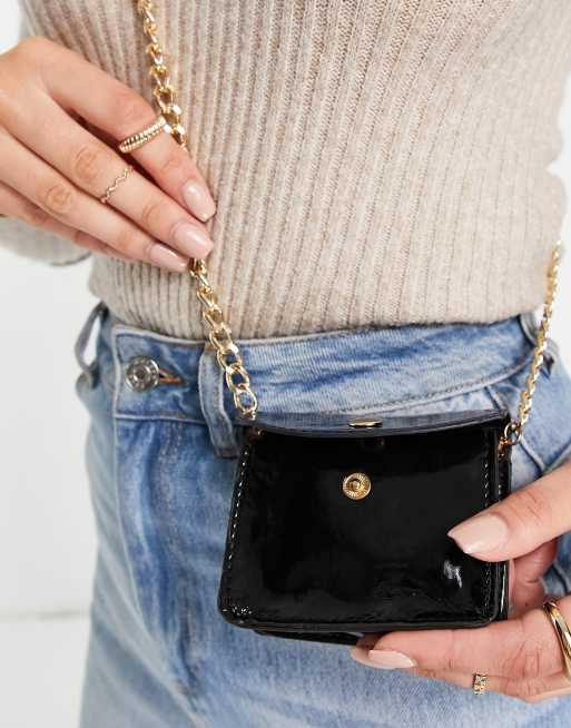 Belt Chain Bag Faux Leather Belt Bag Chain Belt Bag -  UK