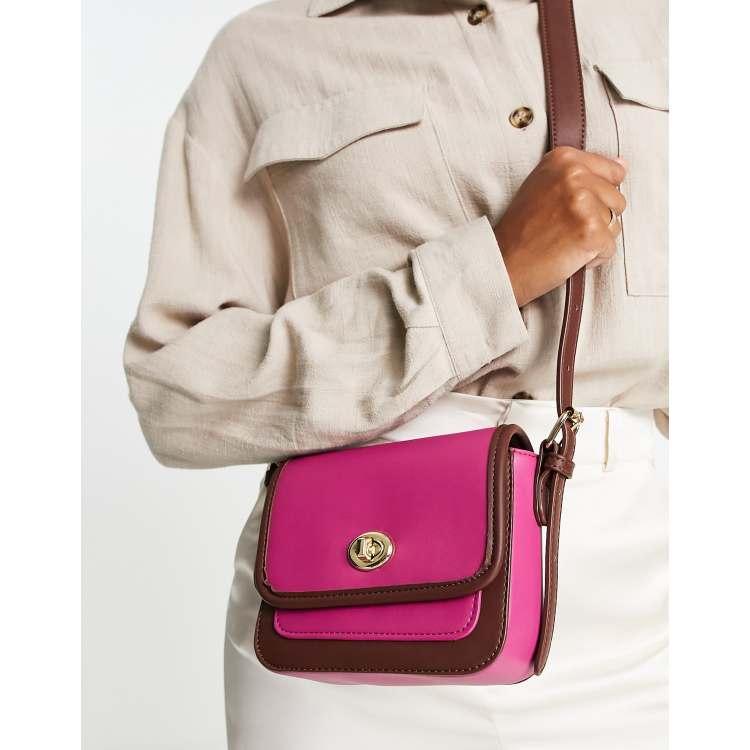 Mini Neon Pink Square Bag