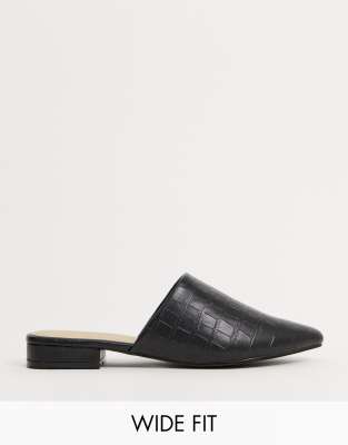 mule plate noir