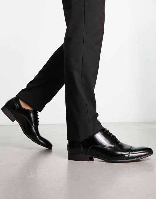 Men's Black Patent Lace Up Dress Shoe