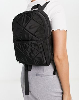 Truffle Collection padded backpack in black