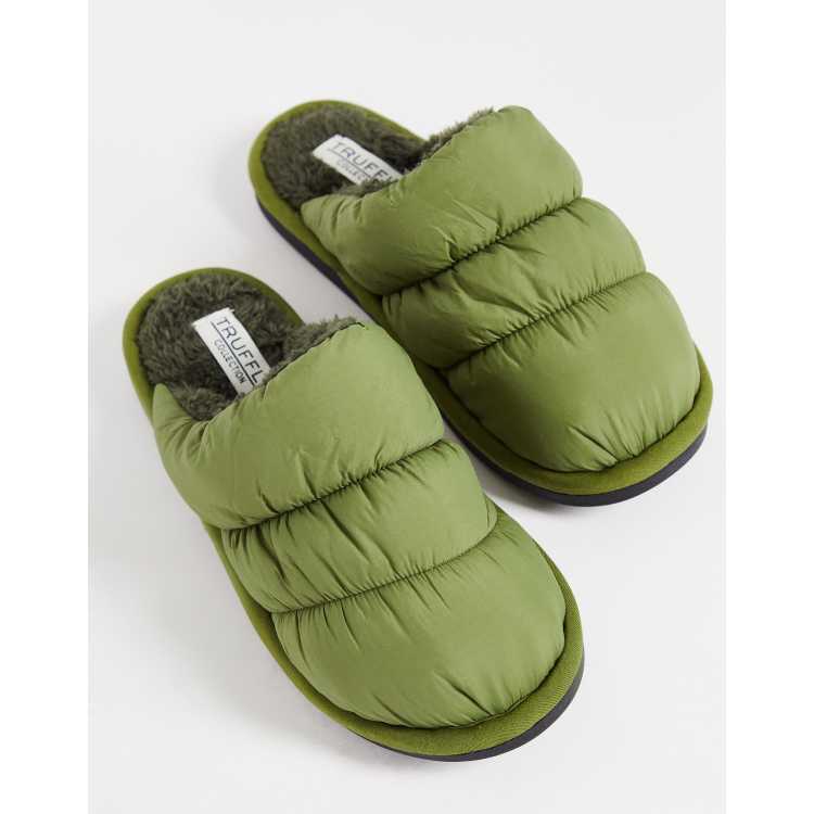 Bubble Padded Vegan Slipper Mules