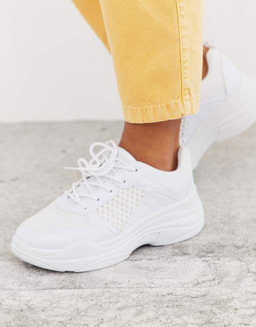 trainers with chunky laces