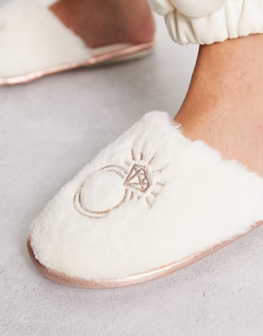 Pantofole sposa rosa top