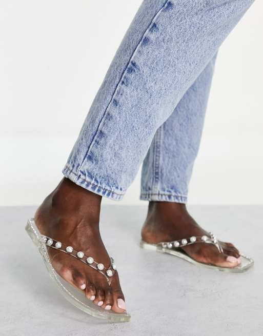 Embellished flip cheap flops uk