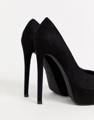 black open toe shoes