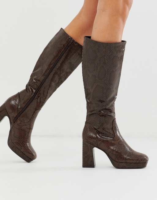 truffle collection thigh high boots