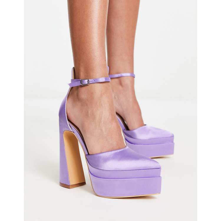 Lilac hotsell heeled shoes