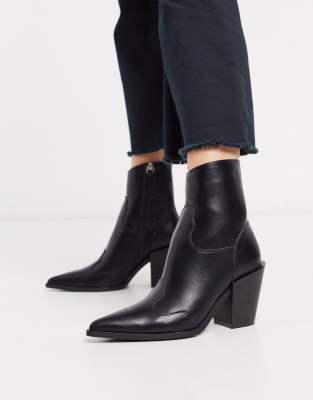 western pointed boots