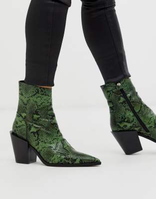 green snake shoes
