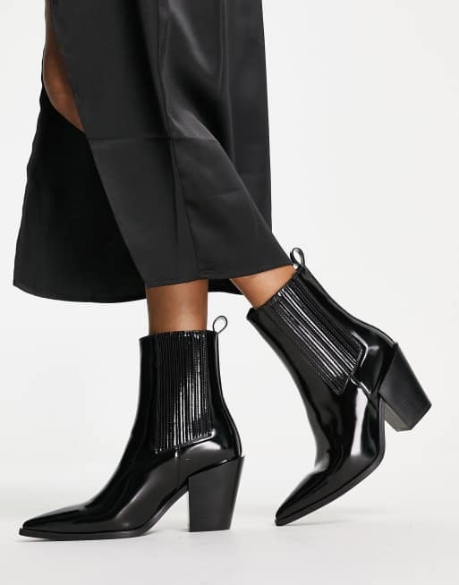 Truffle collection pointed heeled boots sale