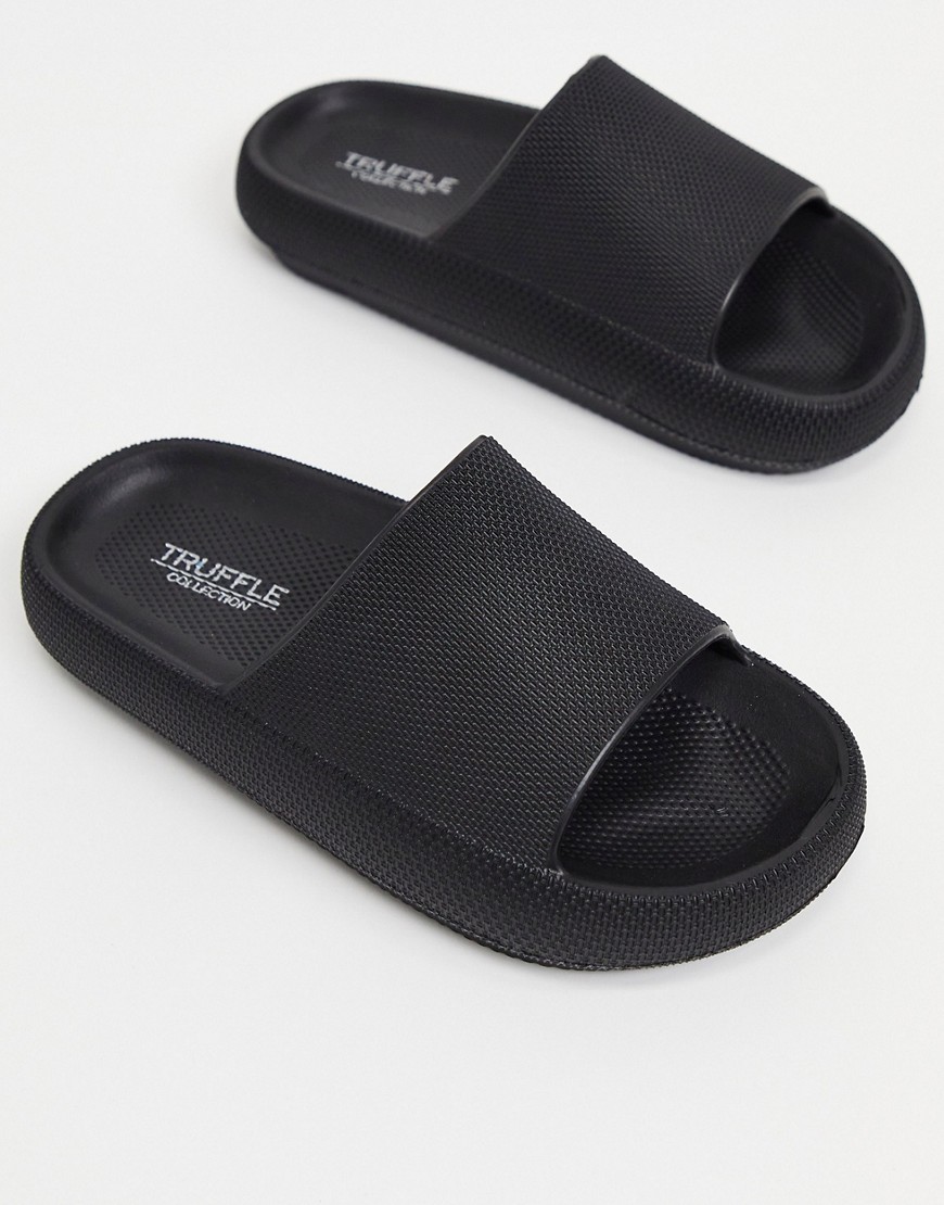 Truffle Collection pool sliders in black