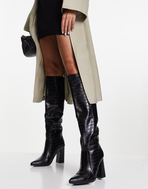 Pull on 2025 heeled boots