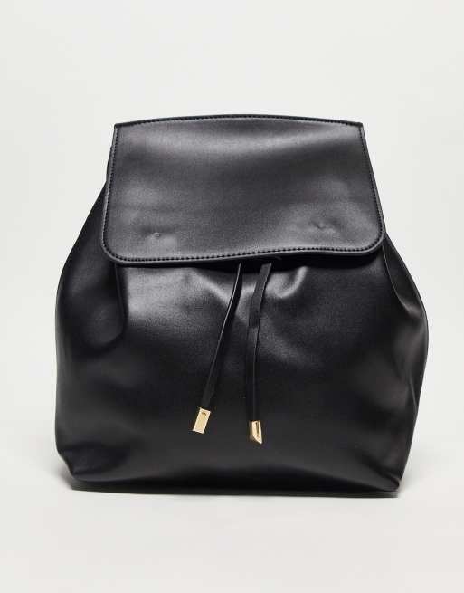 Truffle Collection - Rugzak met flap in zwart
