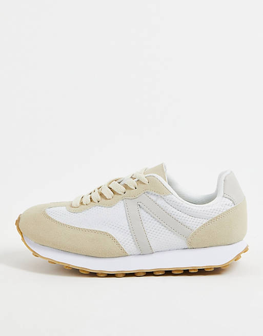 Truffle Collection runner sneakers in beige