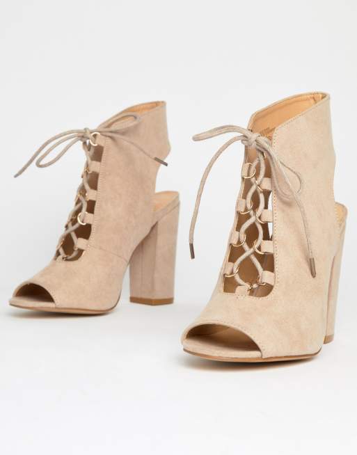 Truffle Collection - Sandali con tacco stringati
