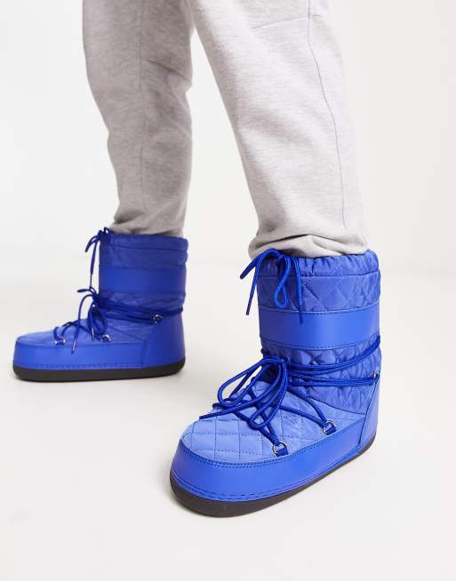 Truffle Collection – Schneestiefel in Blau