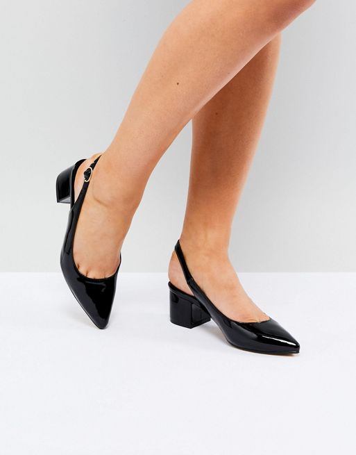 Truffle Collection | Truffle Collection Sling Back Mid Heel Shoe