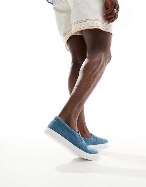 Truffle Collection - Slip-on-sneakers i kanvasdenim, 4 af 5