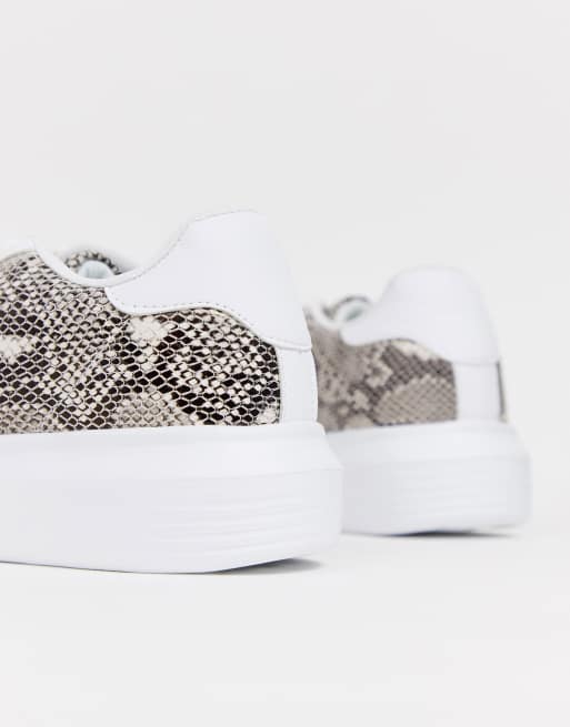 Truffle Collection – Sneakers med blandade ormskinnsmönster, 3 av 4