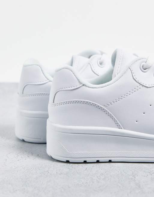 Truffle Collection - Sneakers met dikke zool en plateau in wit, 3 van 4