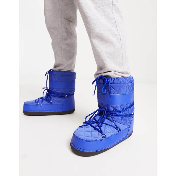 Blue shop moon boots