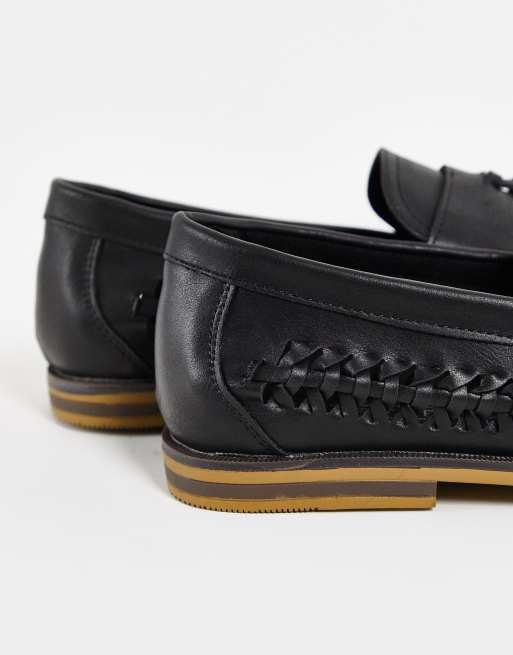 Truffle Collection - Sorte loafers med kvaster i imiteret læder, 2 af 4