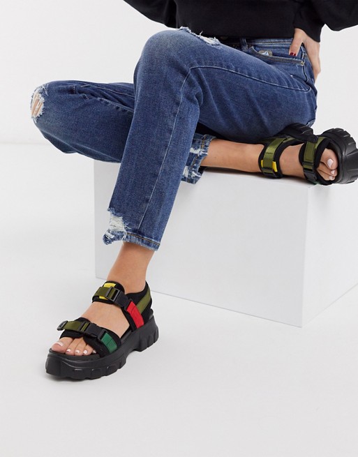 Truffle Collection sport strap chunky sandals