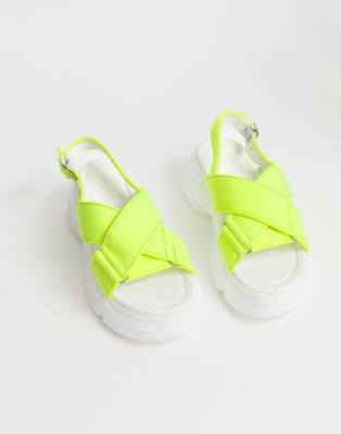 neon sandals