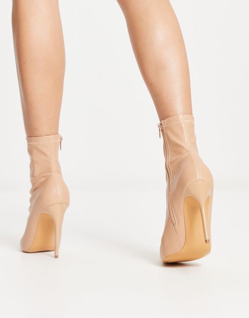 Nude on sale sock heel