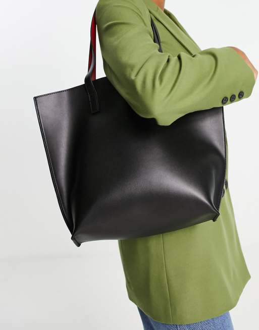 Truffle Collection - Stor tote-taske i sort