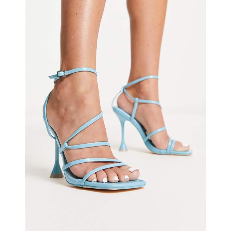 Turquoise on sale strappy heels