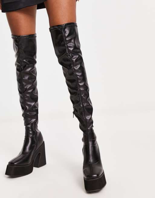 Truffle over 2024 the knee boots