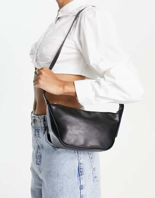 Truffle Collection – Svart, slouchy axelväska