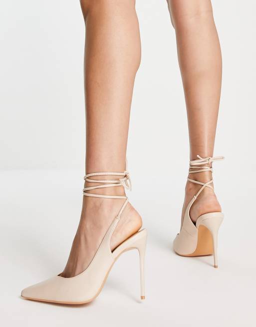 Nude 2025 tie shoes