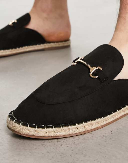 Leather-Trimmed Suede Espadrilles