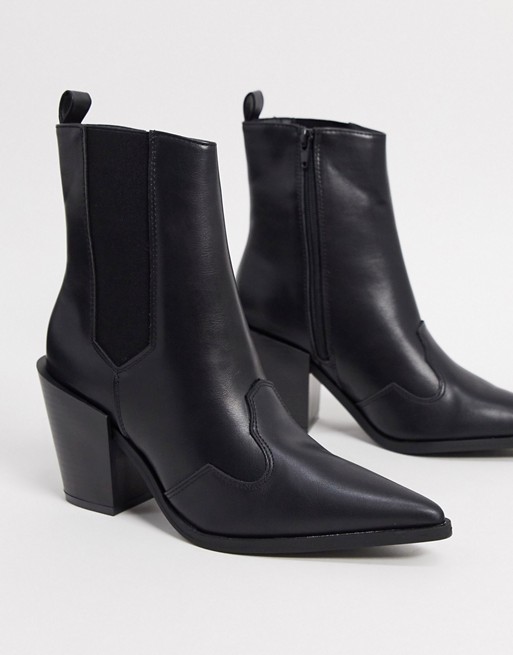 Truffle Collection western boots in black