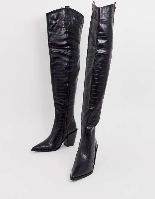 Croc hot sale thigh high