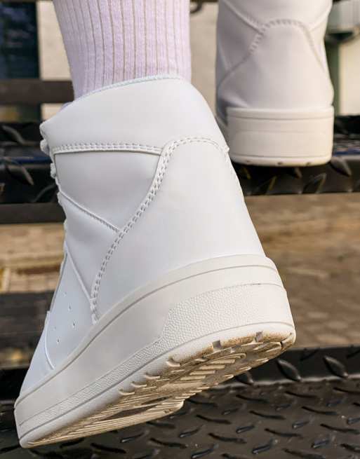 Vegan Sneaker, KING55 Paramount High-Top White