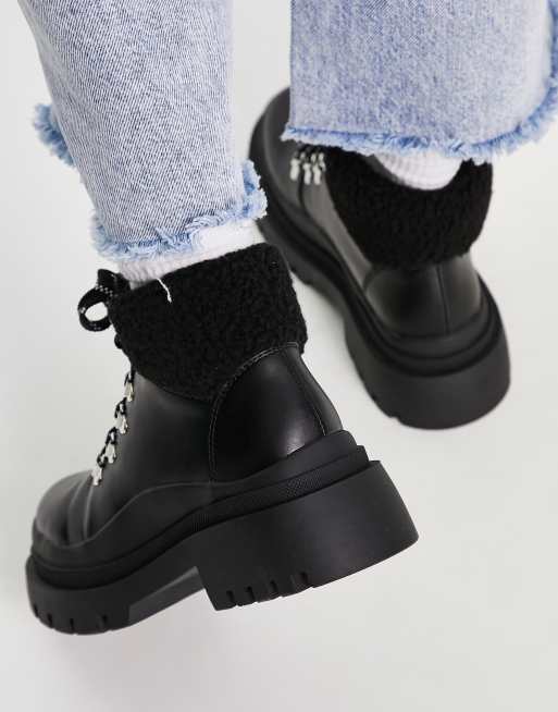 Asos design ablaze chunky hiker boots hotsell