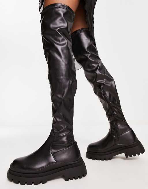 Asos wide fit sales over the knee boots