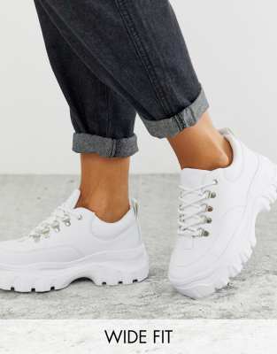 wide fit chunky trainers