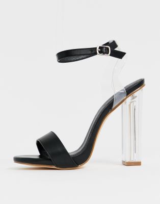 transparente high heels asos