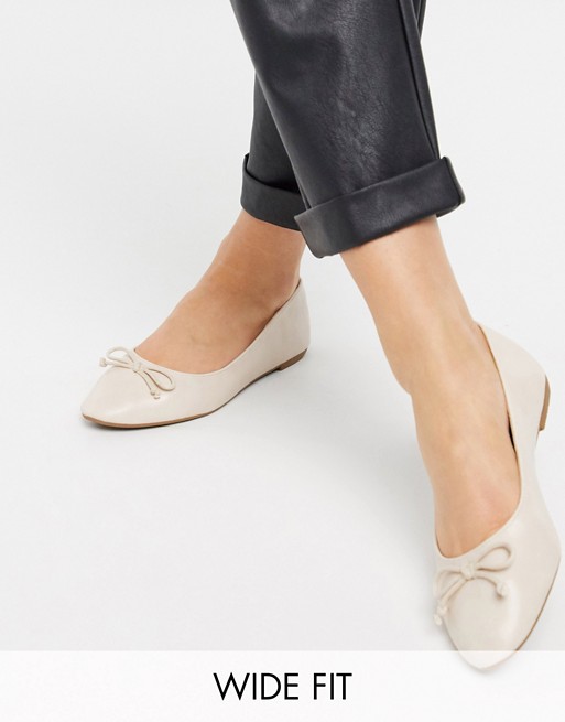 Truffle Collection wide fit easy ballet flats