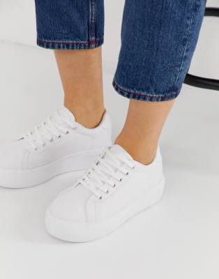 asos flatform trainers