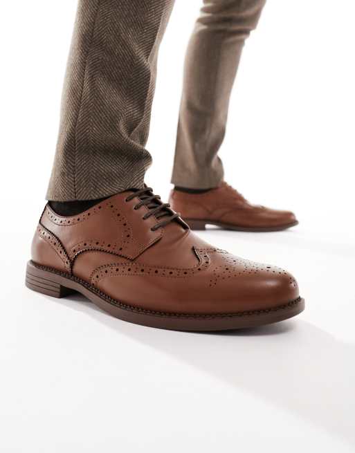 Asos best sale tan brogues