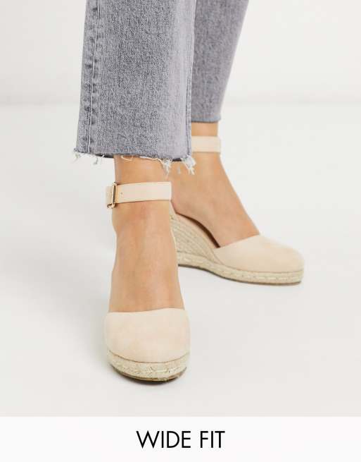 Truffle collection heeled online espadrille wedges