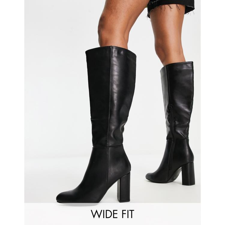 Black below the knee hot sale boots